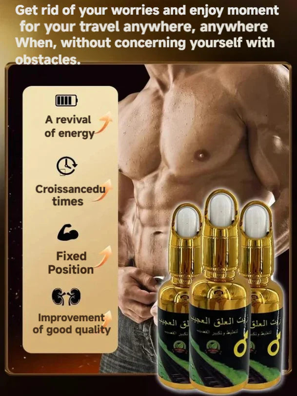 【Effect in one second】 leech essential oil for male enlargement (pack of 3 )