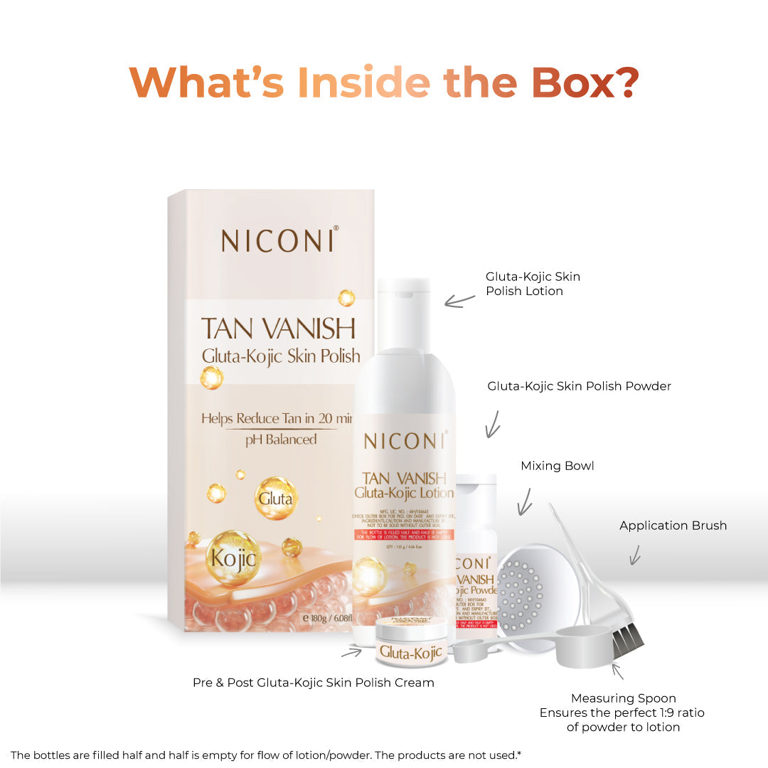 NICONI Tan Vanish Gluta-Kojic Skin Polish Tan Removal