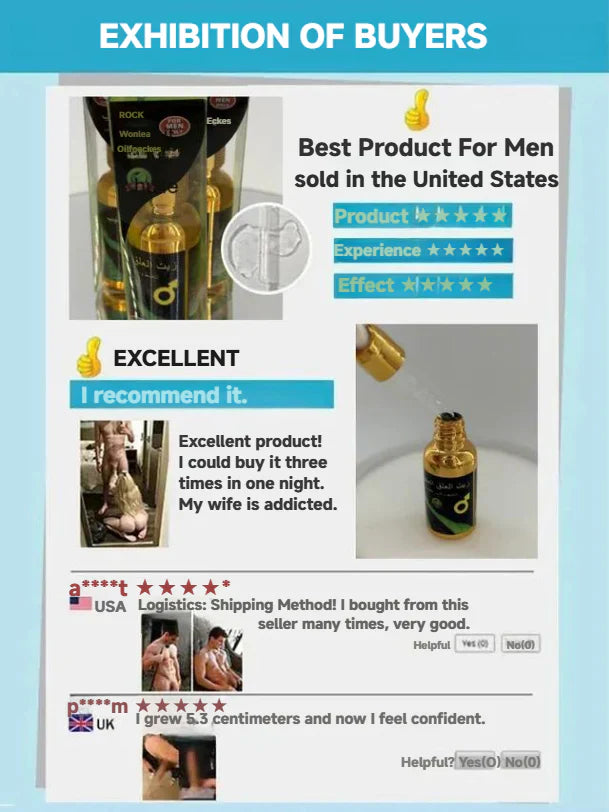【Effect in one second】 leech essential oil for male enlargement (pack of 3 )