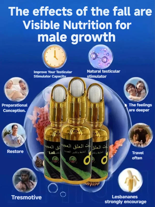 【Effect in one second】 leech essential oil for male enlargement (pack of 3 )