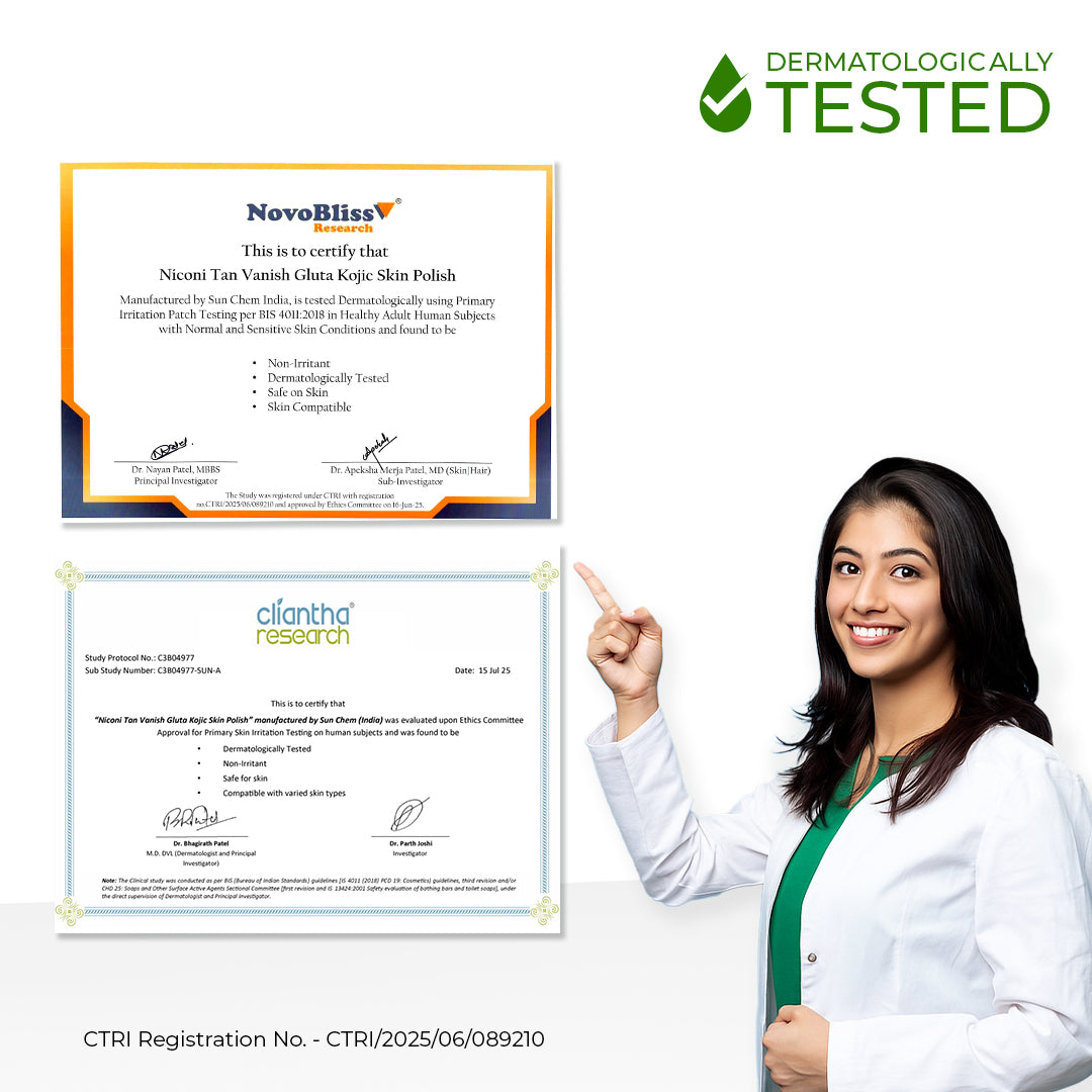 NICONI Tan Vanish Gluta-Kojic Skin Polish Tan Removal