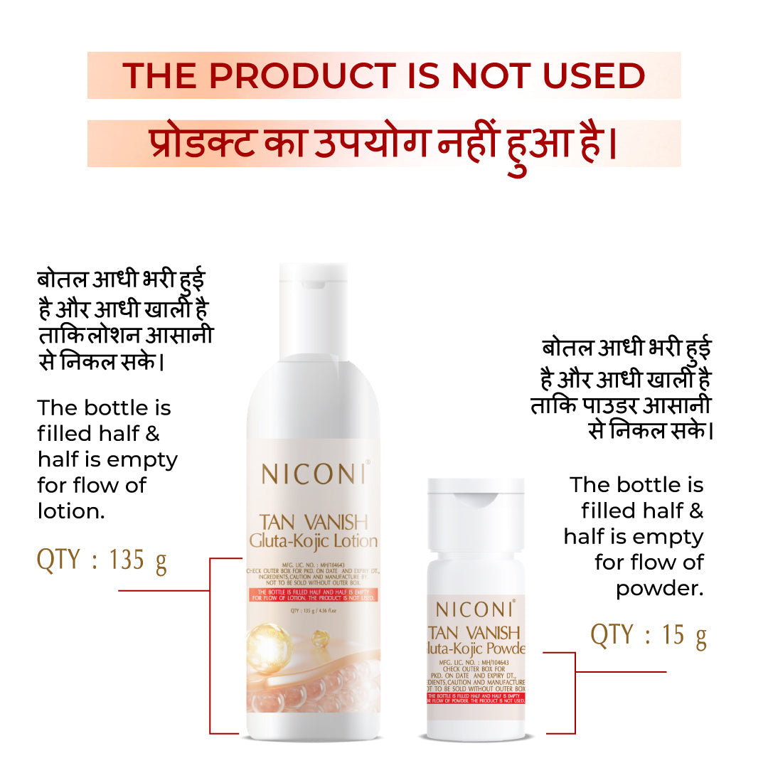 NICONI Tan Vanish Gluta-Kojic Skin Polish Tan Removal